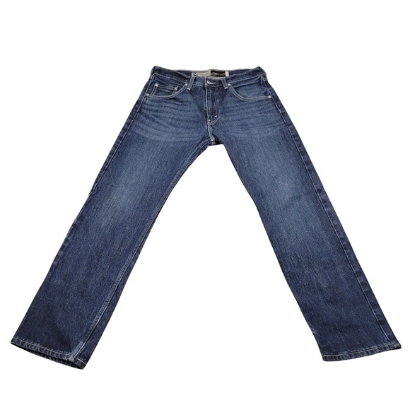 Levis Silver Tab Mens 31x32 Straight Jeans Dark Wash Denim Classic‎ Fit - Picture 1 of 10